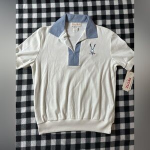 Vintage Petite by sidney Gould women’s golf shirt size medium deadstock